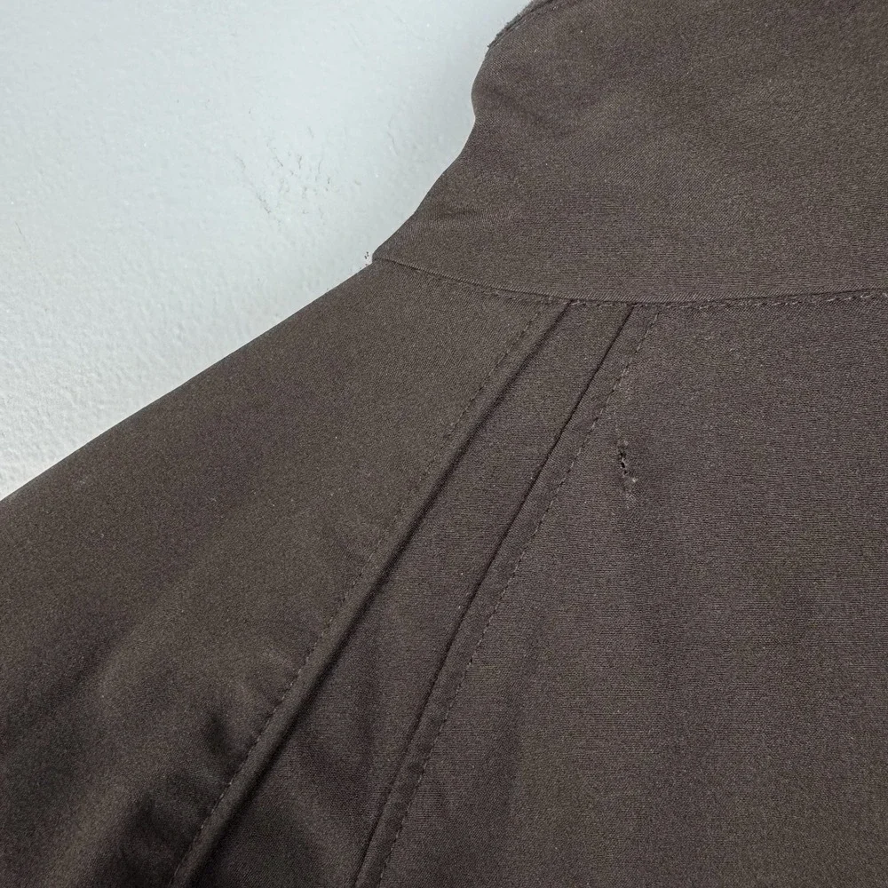 Black Diamond Womens Medium‎ Black Softshell Mock Neck Full Zip Jacket Flawed